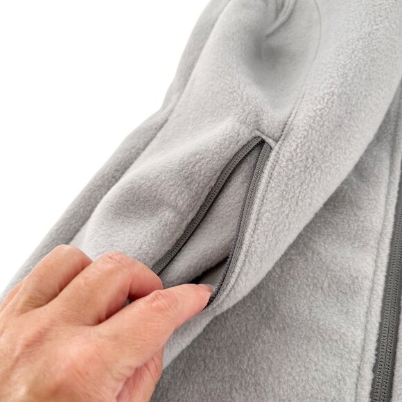 Cabelas Womens Gray Fleece Vest Small S Zip-Up Sleeveless Outdoor Layer Cabin - Picture 12 of 14